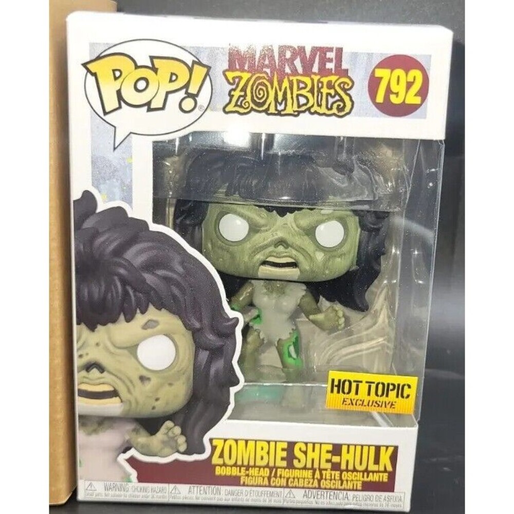 Zombie She-Hulk #792 Marvel Zombies Hot Topic Exclusive Funko Pop/With Protector